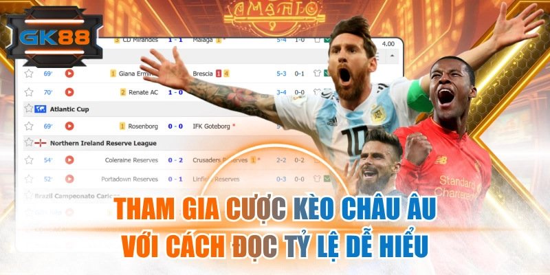 Tham Gia Cược Kèo Châu Âu Với Cách Đọc Tỷ Lệ Dễ Hiểu